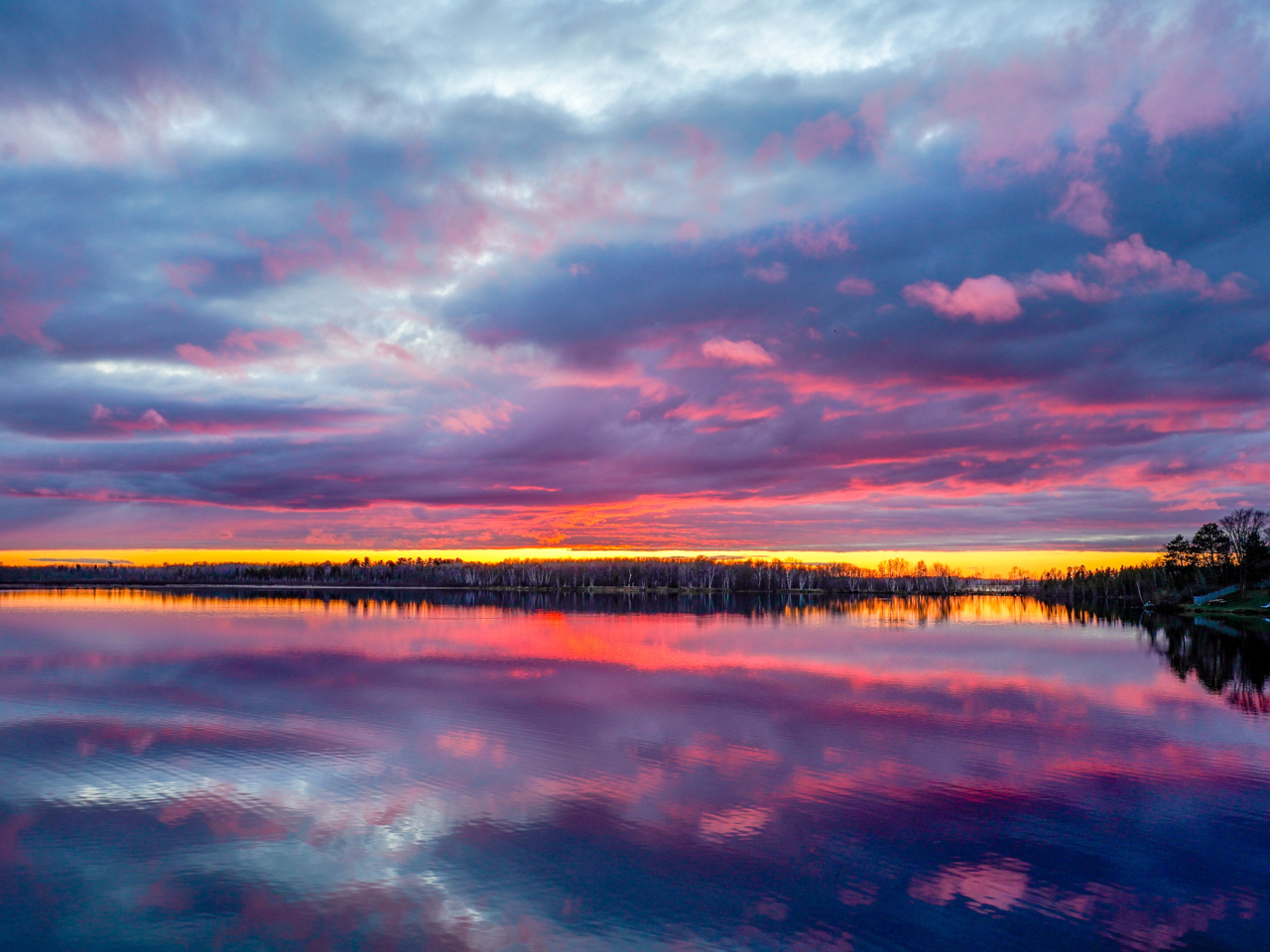 Caribou Lake Sunset