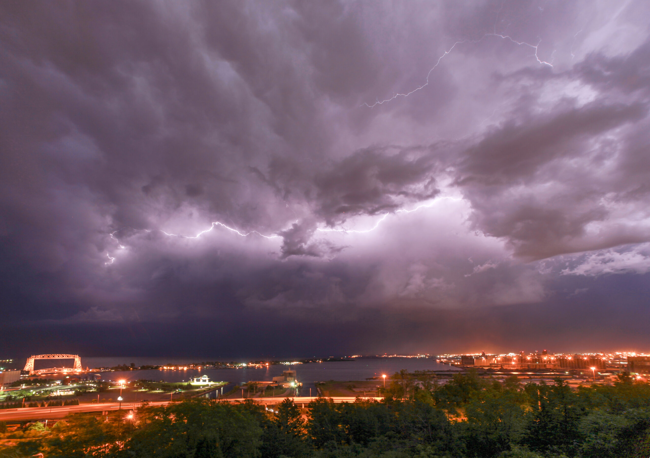 Lightning Over the Harbor